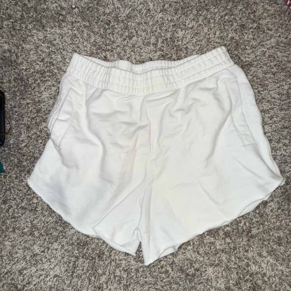 aerie White Athletic Shorts